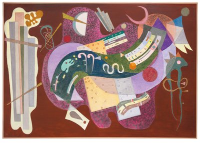Starr und gebogen von Wassily Kandinsky
