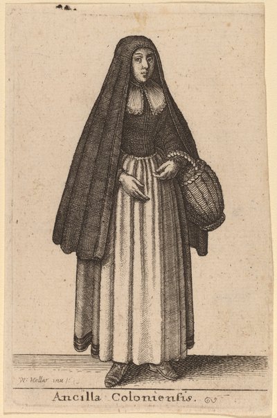 Ancilla Coloniensis von Wenceslaus Hollar