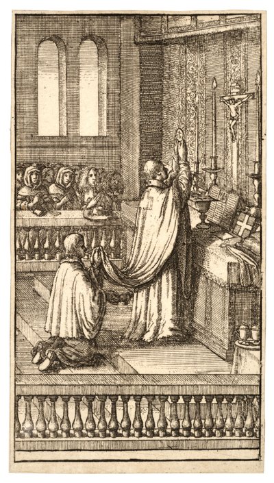 Erhebung der Hostie von Wenceslaus Hollar