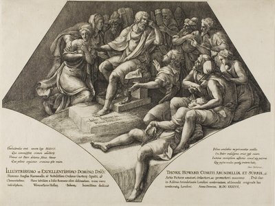 Seleukos und sein Sohn von Wenceslaus Hollar