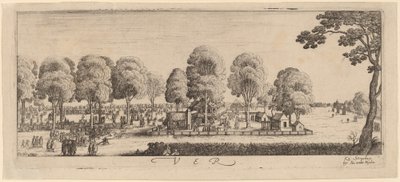 Frühling: Der Schießstand von Wenceslaus Hollar