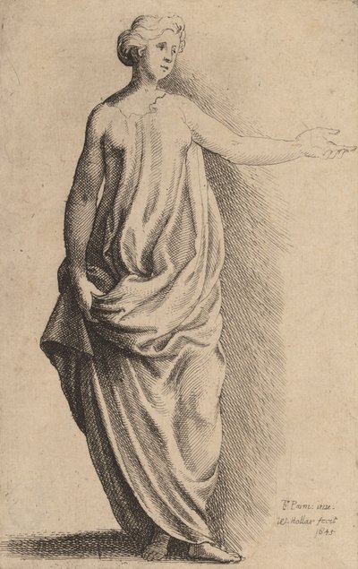 Stehende Figur von Wenceslaus Hollar