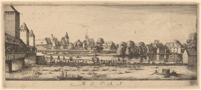 Sommer: Der Badeplatz von Wenceslaus Hollar