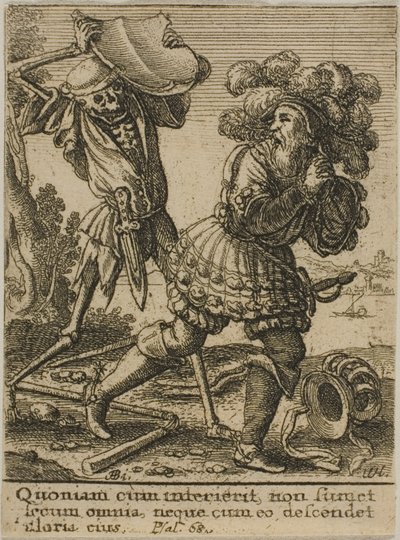 Der Graf und der Tod von Wenceslaus Hollar