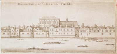 Ansicht von Whitehall, 1645 von Wenceslaus Hollar