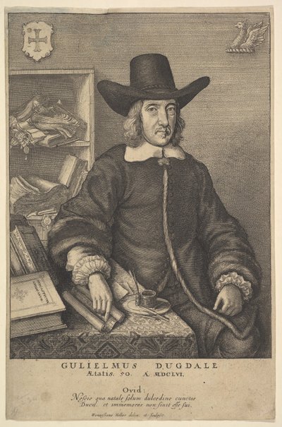 William Dugdale von Wenceslaus Hollar