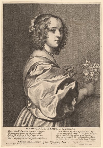 Margaret Lemon von Wenceslaus Hollar after Sir Anthony van Dyck