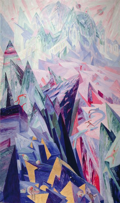 Weg des Genies, 1918 von Wenzel Hablik