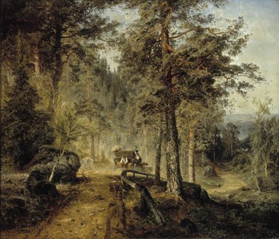Straße in Häme (Ein heißer Sommertag) von Werner Holmberg