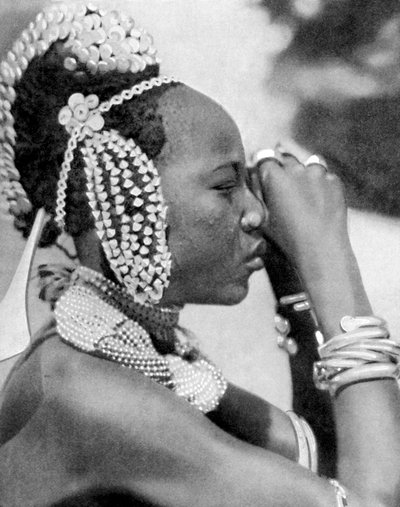 Ein nigerianisches Mädchen, 1936 von Wide World Photos