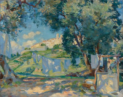 Eine leichte Brise, Biot, Provence von Wilfred Gabriel de Glehn