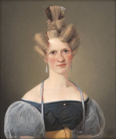 Marie Raffenberg, die Verlobte des Künstlers von Wilhelm Bendz