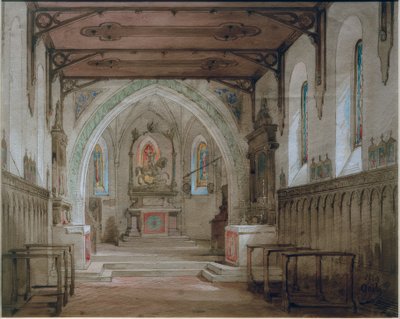 Weinbergkapelle zu Schliersee von Wilhelm Gail