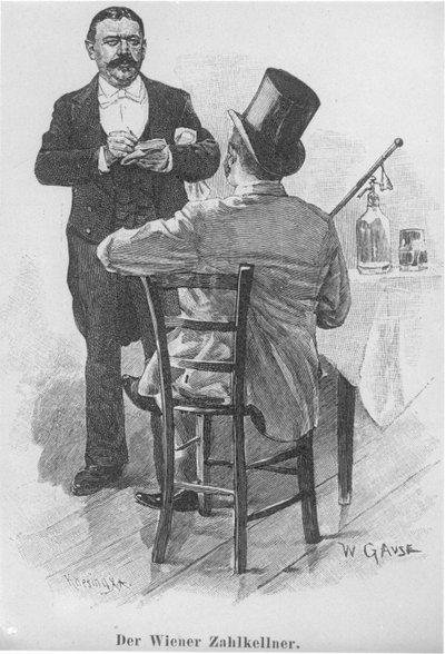 Der Wiener Zahlkellner von Wilhelm Gause
