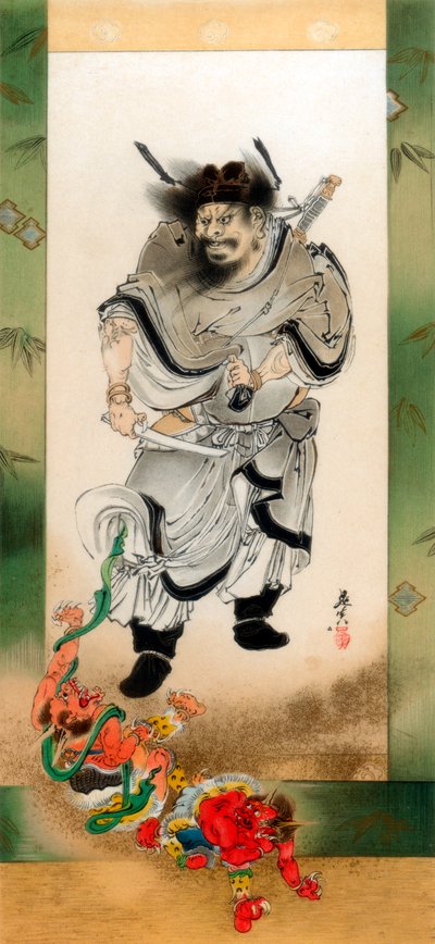 Shoki und die Dämonen, ca. 1880 1886 von Wilhelm Greve