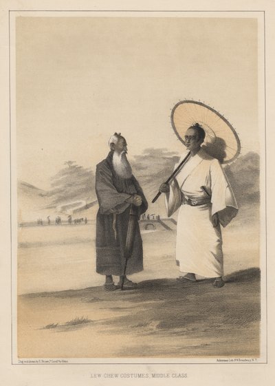Lew Chew Kostüme, Mittelschicht, 1855 von Wilhelm Joseph Heine