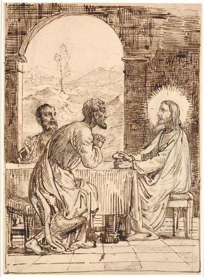 Christus in Emmaus von Wilhelm Marstrand