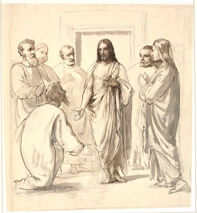 Christus und der ungläubige Thomas von Wilhelm Marstrand