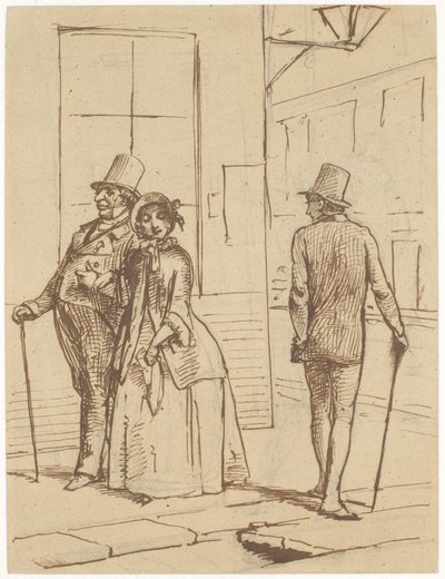 Ein liebes Treffen von Wilhelm Marstrand