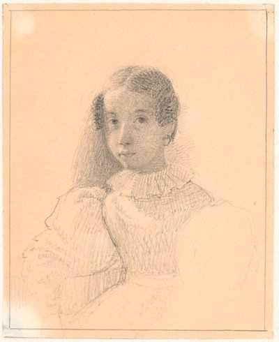 Porträt von Adelaide Emilie Waagepetersen von Wilhelm Marstrand