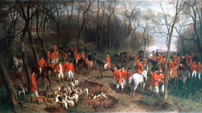 Elizabeth auf der Jagd, spätes 19. Jahrhundert von Wilhelm Richter