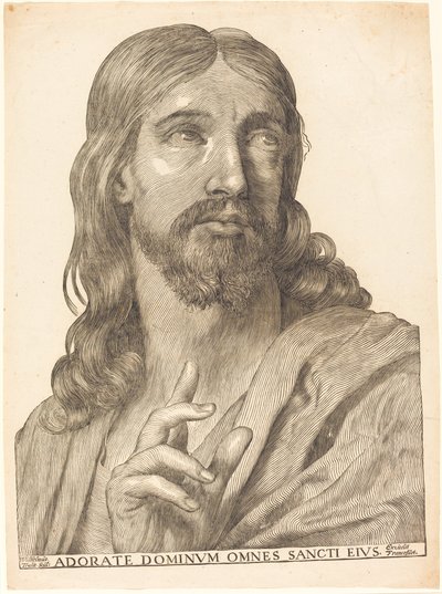 Christus in Halbfigur von Wilhelm Traut