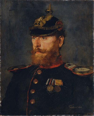 Landwehroffizier von Wilhelm Trübner