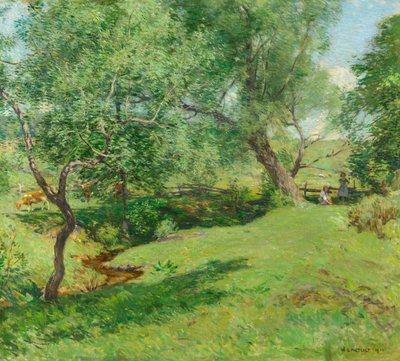 Juni Pastorale von Willard Leroy Metcalf