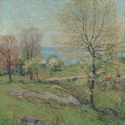 Die knospende Eiche von Willard Leroy Metcalf