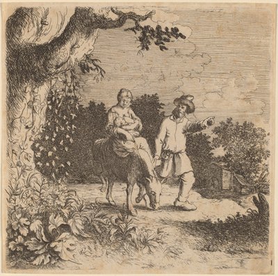 Die Flucht nach Ägypten von Willem Basse