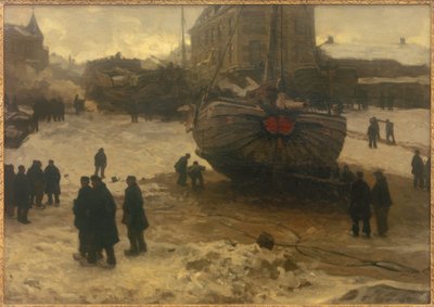 Fischerboote in Scheveningen von Willem Bastiaan Tholen