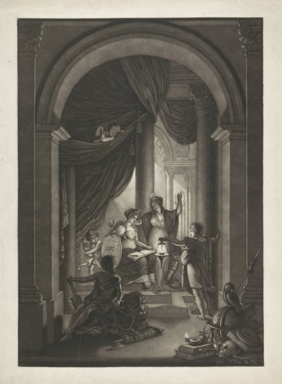 Allegorie auf die Freimaurerei, ca. 1810-1840 von Willem Grebner