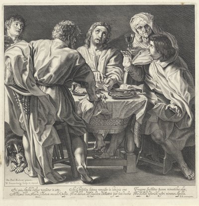Mahlzeit in Emmaus von Willem Isaacsz. van Swanenburg