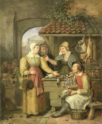 Der Geflügelstand von Willem Jodocus Mattheus Engelberts