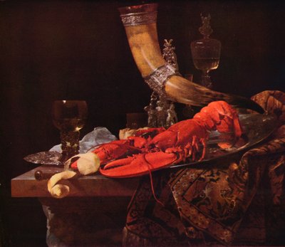 Stillleben mit Trinkhorn, um 1653, 1938 von Willem Kalf
