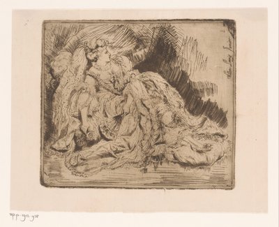 Ruhende Schauspielerin von Willem Linnig (II)