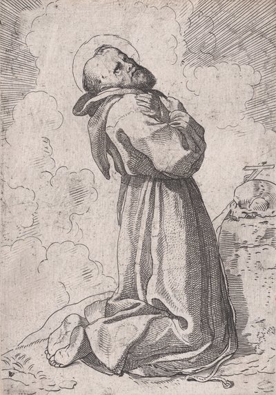 St. Franziskus, ca. 1612-13 von Willem Pietersz. Buytewech