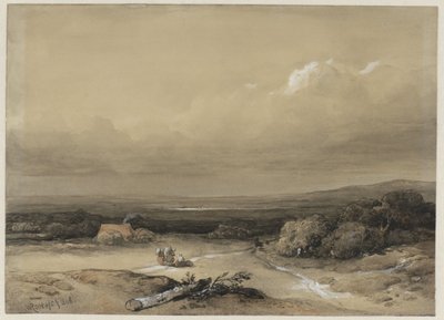 Landschaft von Willem Roelofs (I) (signed by artist)