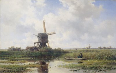 Der Gein-Fluss, nahe Abcoude von Willem Roelofs (I)