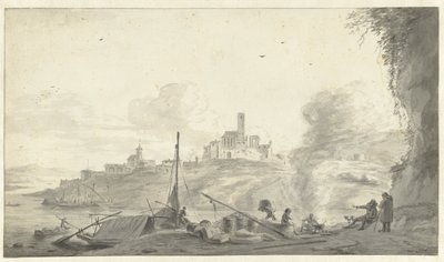 Italienische Landschaft von Willem Schellinks