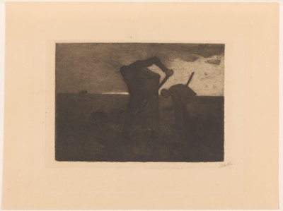Drei Kartoffelernter von Willem Witsen (signed by artist)