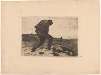 Heidearbeiter von Willem Witsen (signed by artist)