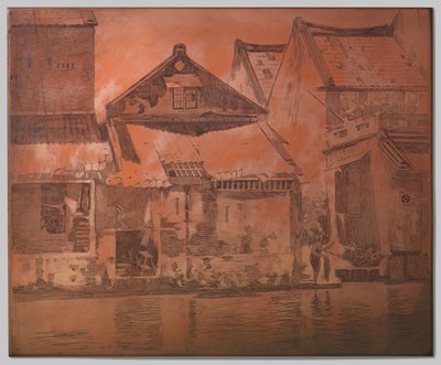 Batavia, Häuser am Kali von Willem Arnoldus Witsen