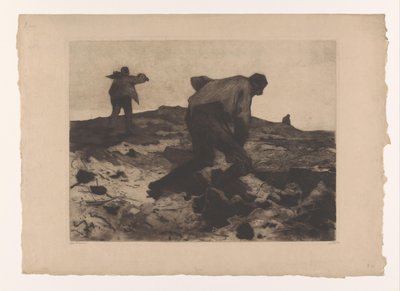 Landarbeiter auf der Heide von Willem Arnoldus Witsen