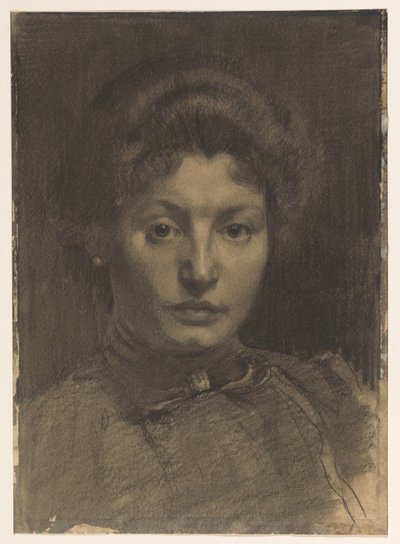 Porträt von Frau Marie Breitner-Jordan von Willem Arnoldus Witsen