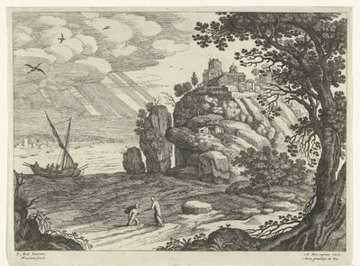 Wunderbarer Fischfang (Italienische Landschaften) von Willem van Nieulandt (II)