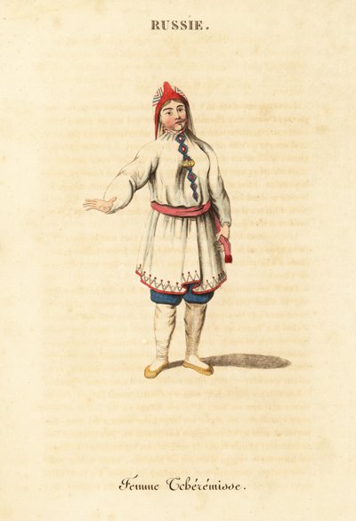 Sommerkleid einer Mari-Frau von William (after) Alexander