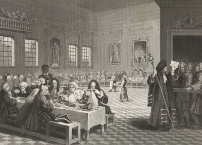 Goodchild in der Guildhall von William (after) Hogarth