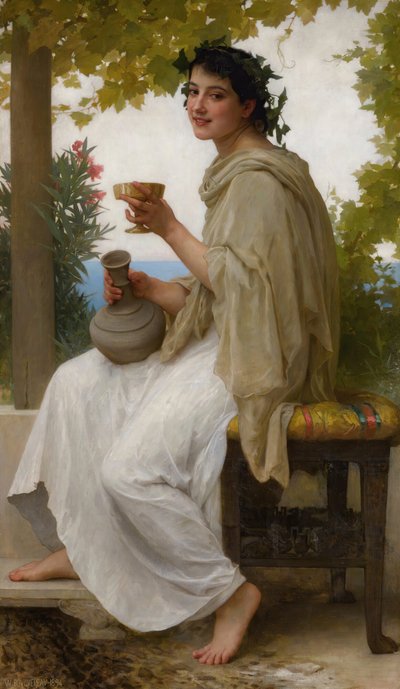 Bacchantin von William Adolphe Bouguereau