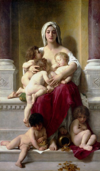 Nächstenliebe von William Adolphe Bouguereau